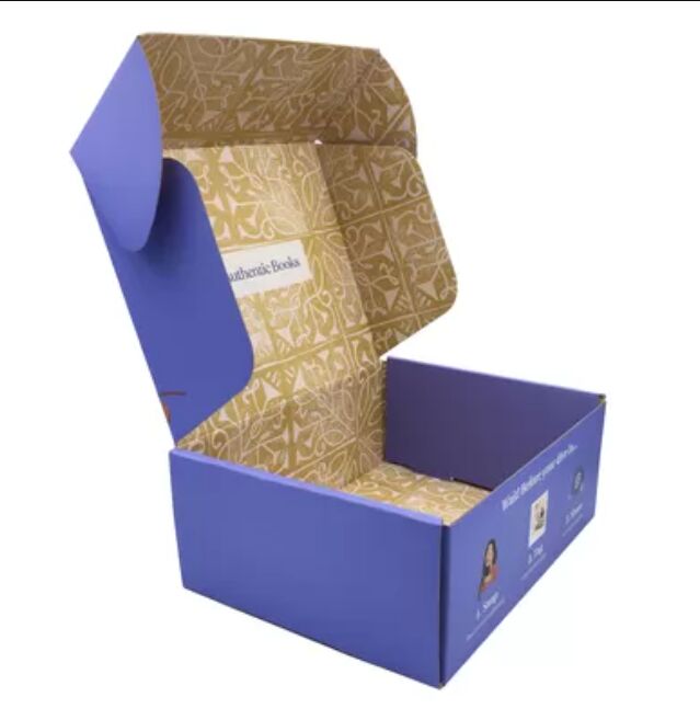 Картонные подарочные коробки 350г 4C 1C CMYK гофрированный почтовый ящик с печатью логотипа